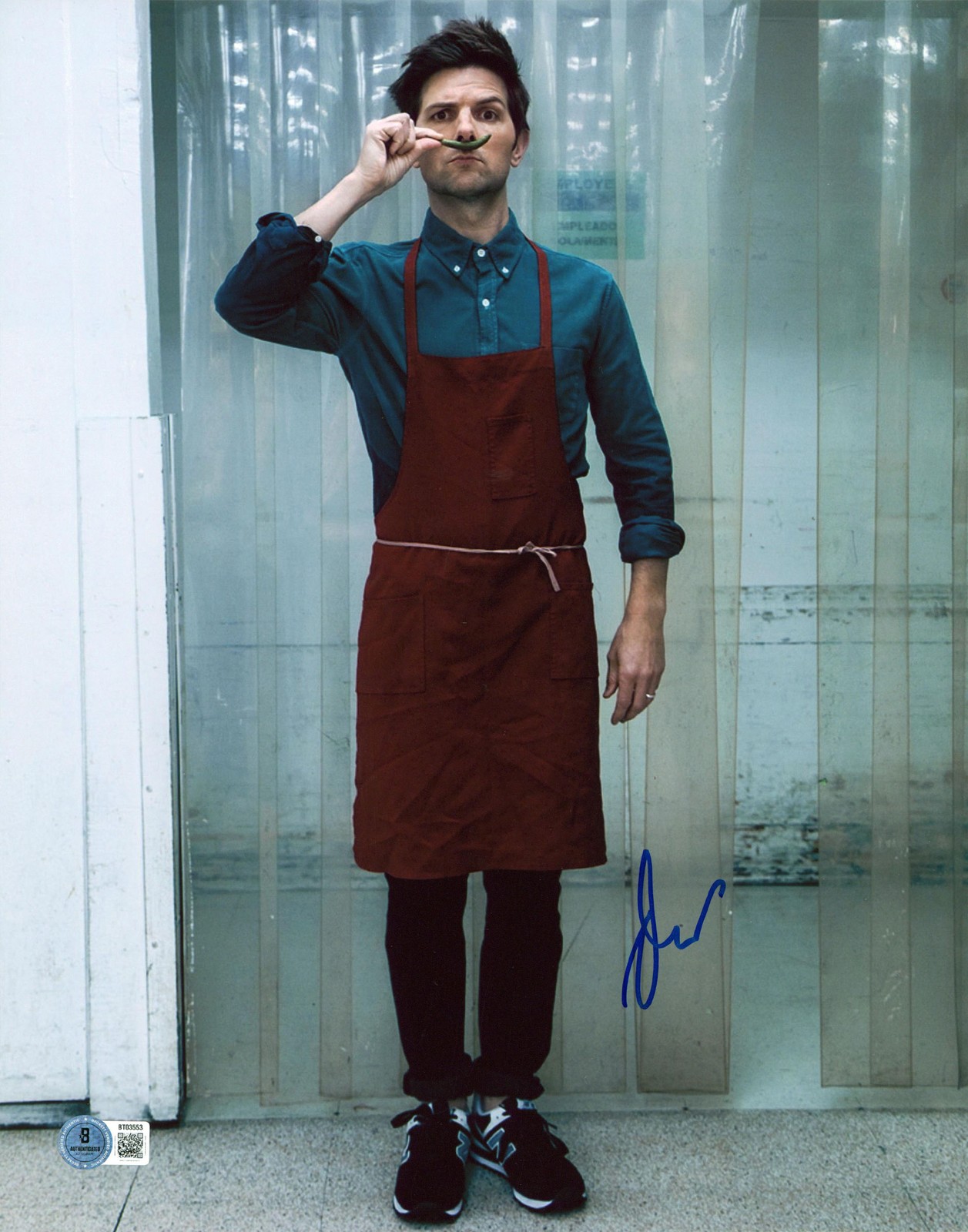 Adam Scott Big Little Lies Authentic Signed 11×14 Vertical Photo BAS #BT03553
