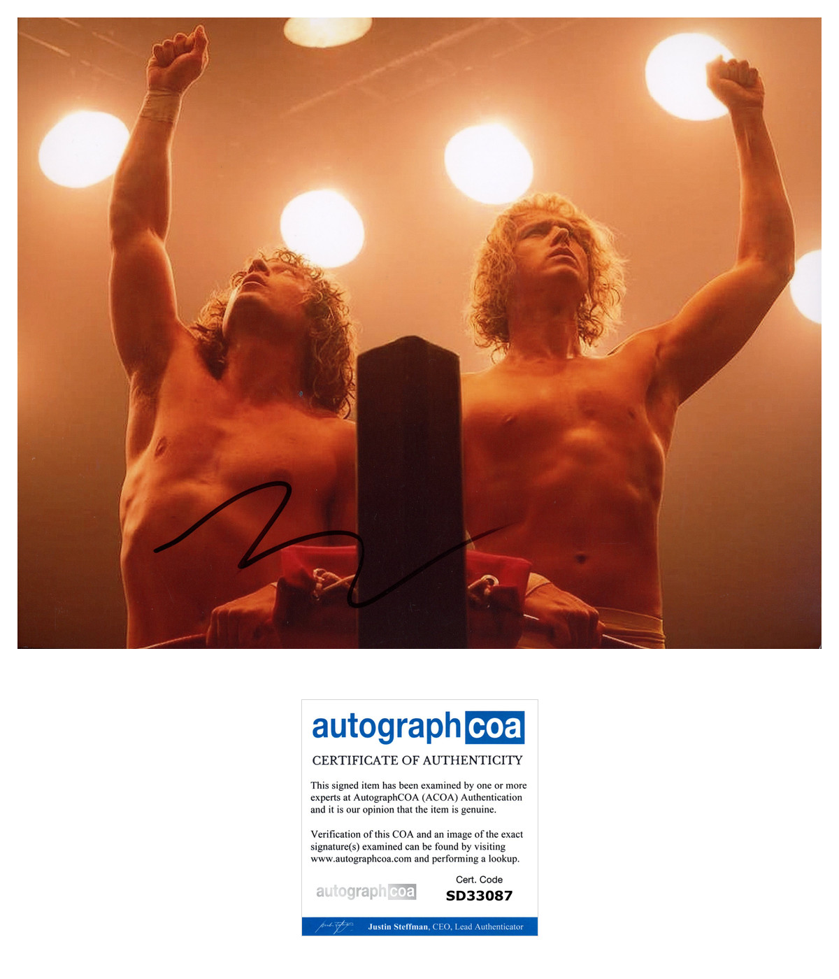 JEREMY ALLEN WHITE SIGNED THE IRON CLAW BEAR 8×10 PHOTO w/EXACT VIDEO PROOF ACOA