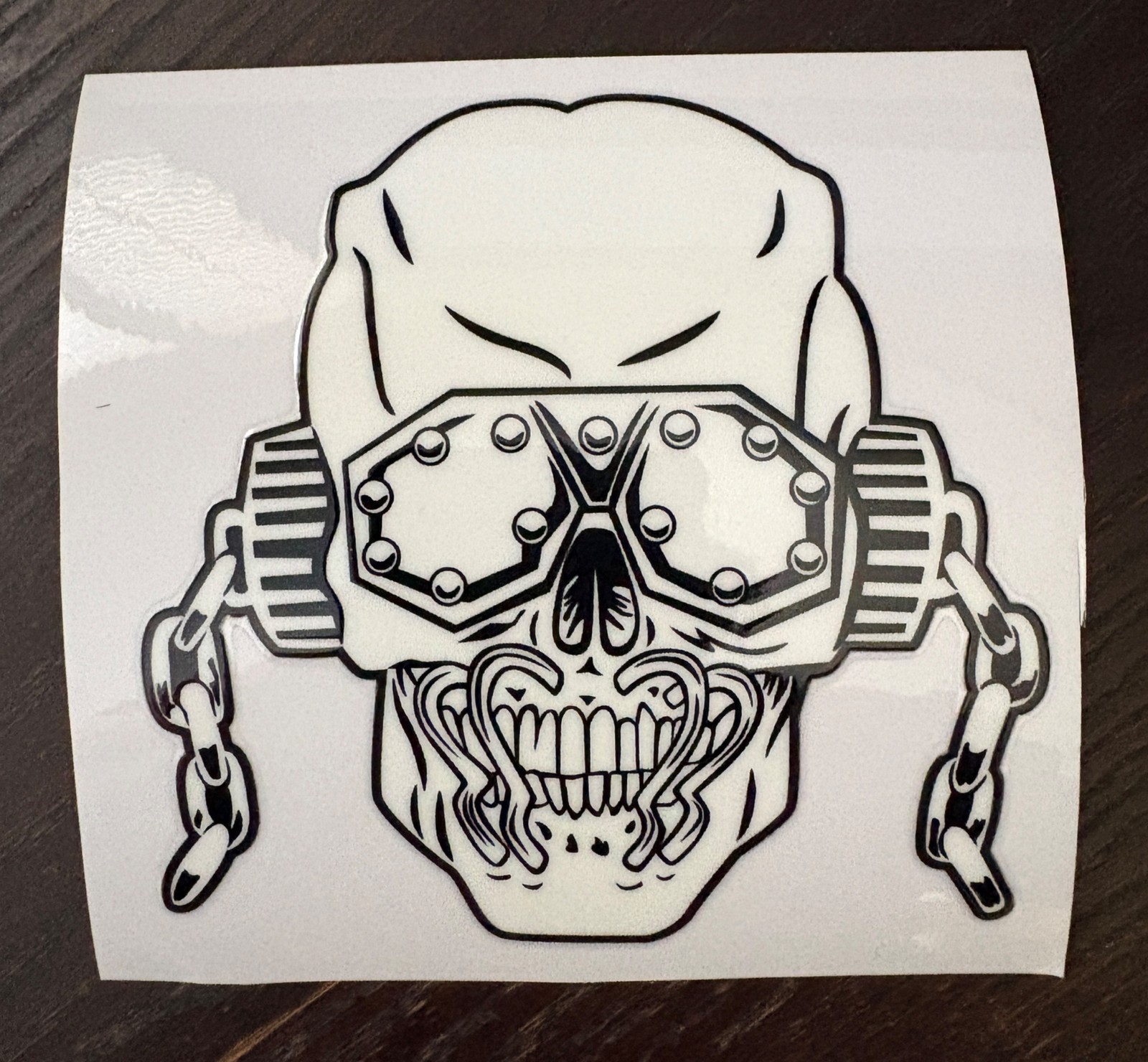 Megadeth Vic Rattlehead Skull Raised UV DTF Super Durable HD Decal Sticker