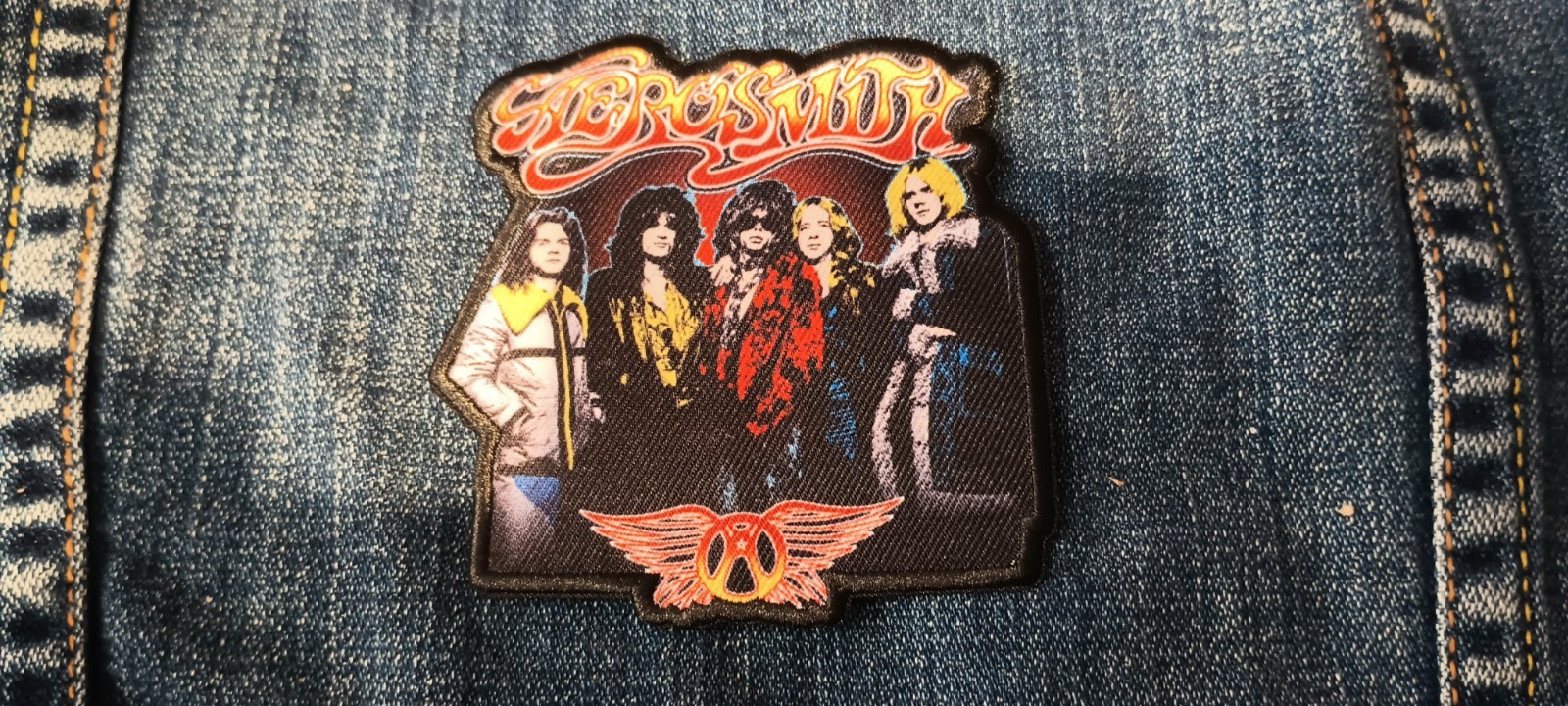 Aerosmith Group 3.5 Inch Iron On Patch