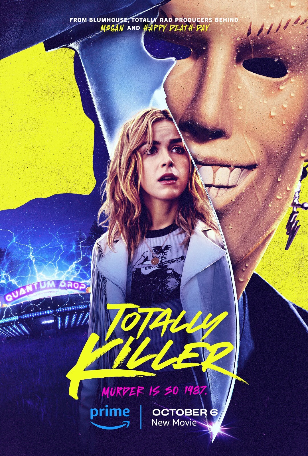 2023 Totally Killer Movie Poster 11X17 Sweet Sixteen Killer Jamie Pam Blake 🔪🍿