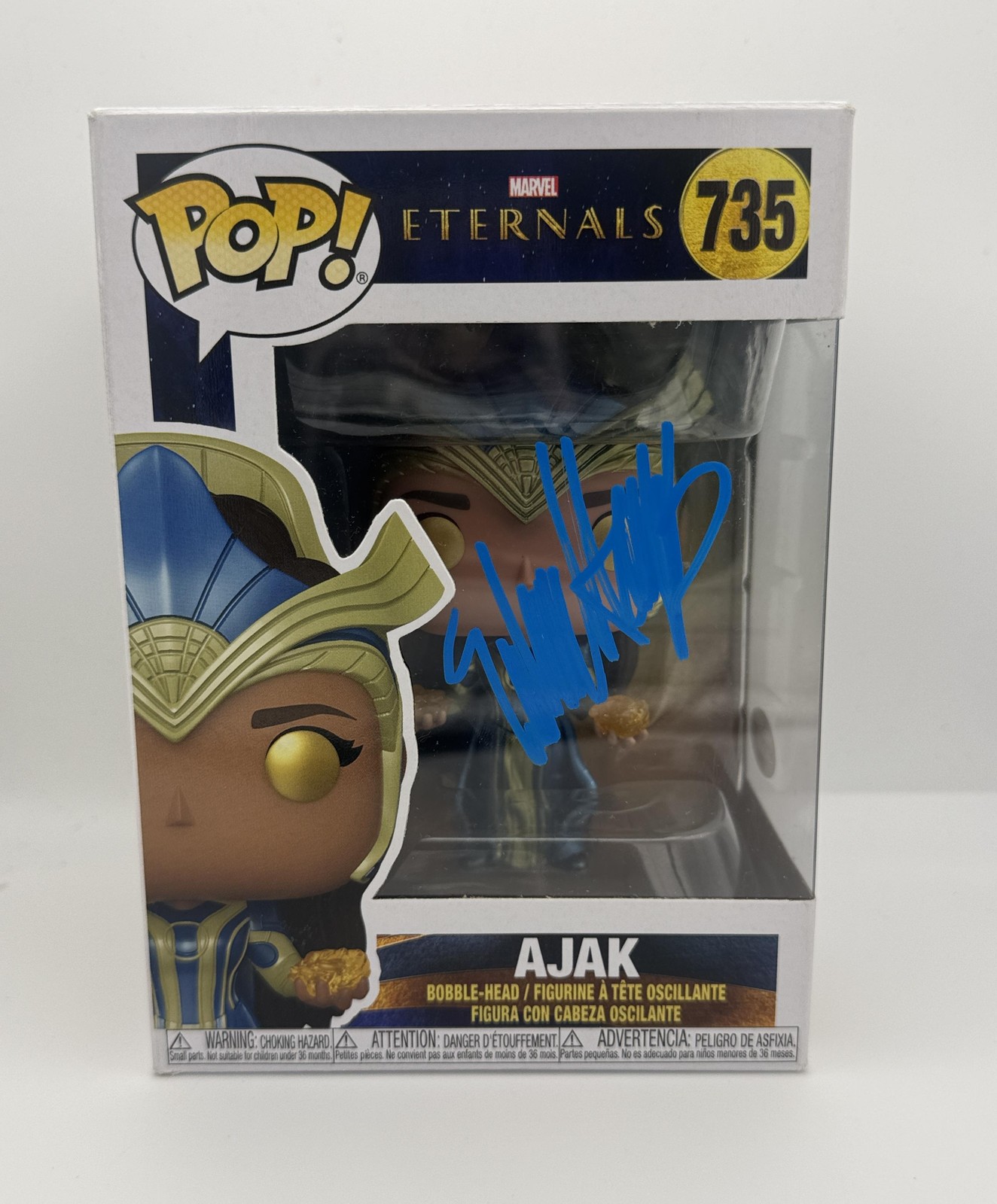 Salma Hayek “Eternals” AUTOGRAPH Signed Marvel ‘Ajak’ 735 Funko Pop Figure ACOA