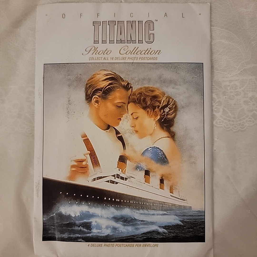 Titanic Movie Memorabilia Photo Collection 4 Postcards Sealed Official