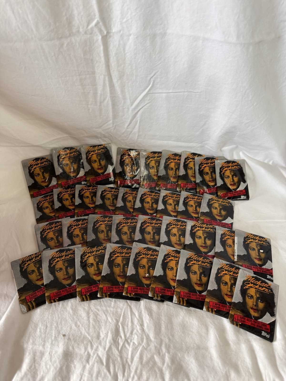 Michael Jackson 1984 Topps Trading Cards Rare Sealed 1st Edition Red Lips