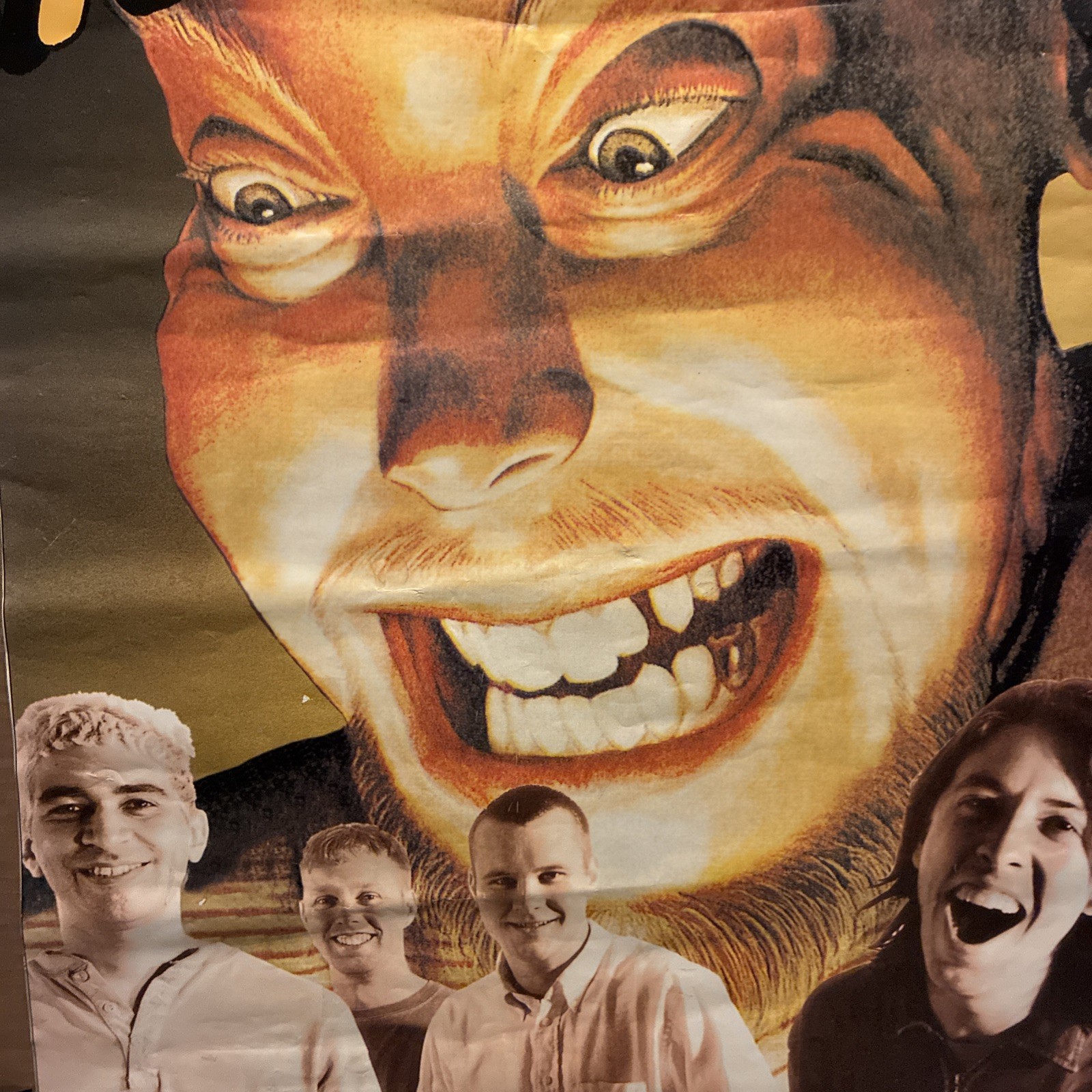 Foo Fighters 1995 Debut lp Promo Poster. Ultra Rare 24″ x 35″ VG Condition