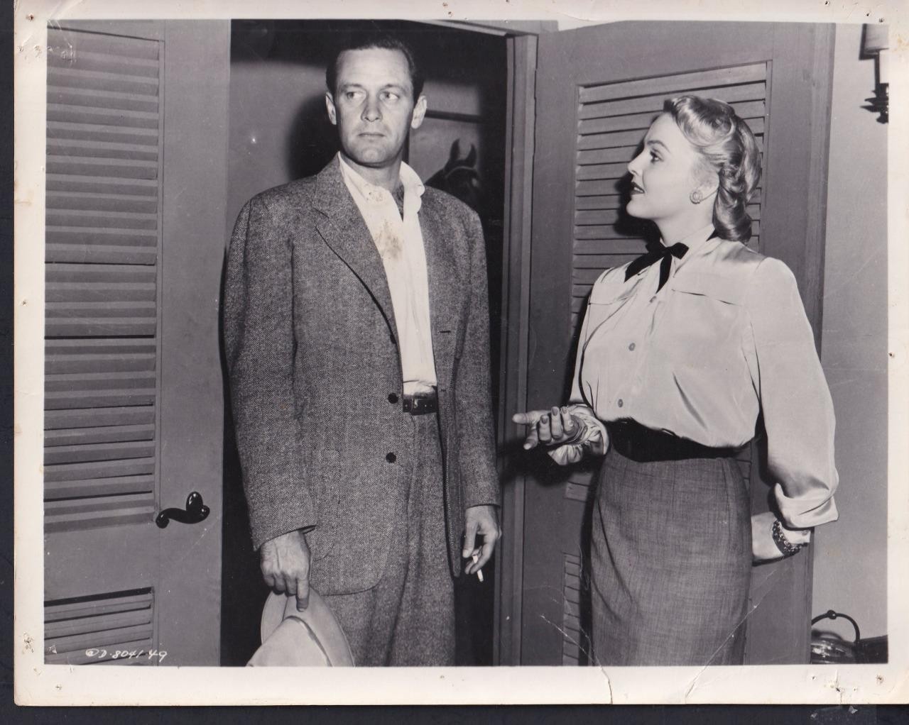 William Holden unknow actress unknown movie 1950s original movie photo 48756