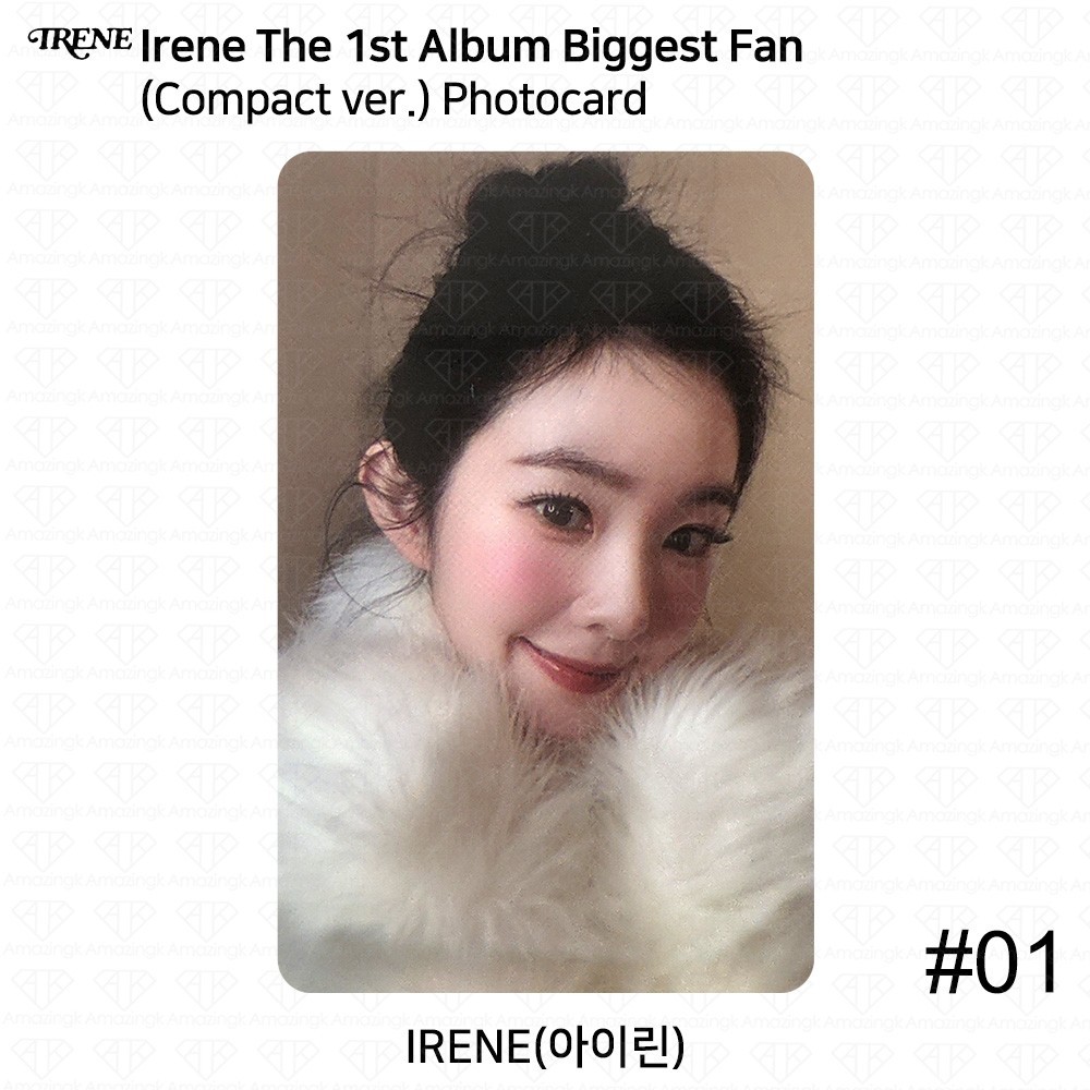 IRENE The 1st Album Biggest Fan Compact/TV/Photobook ver. Photocard