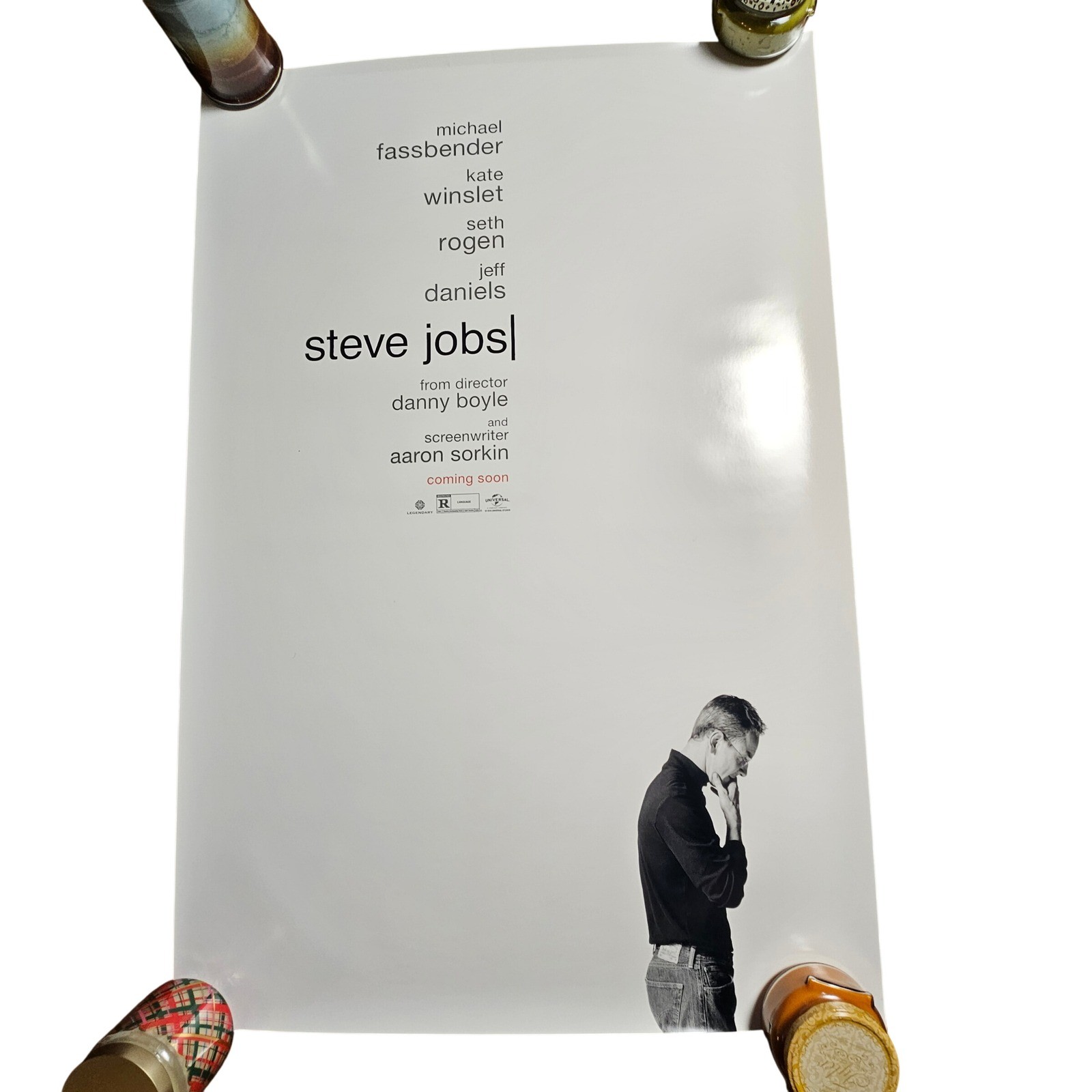 Steve Jobs 2015 Promo Movie Poster 27×40 Michael Fassbender, Kate Winslet