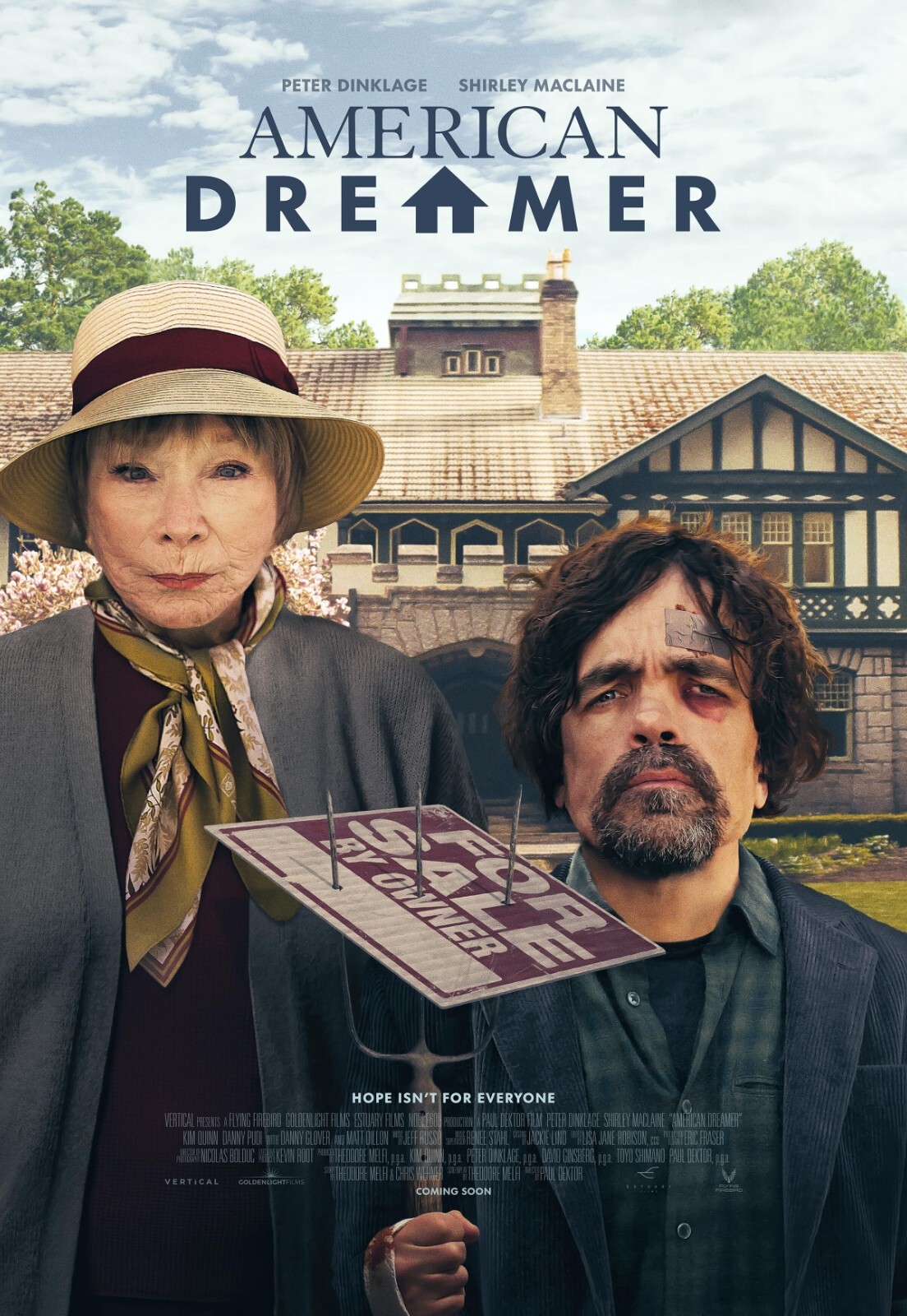 American Dreamer poster – Peter Dinklage, Shirley Maclaine – 11″ x 17″