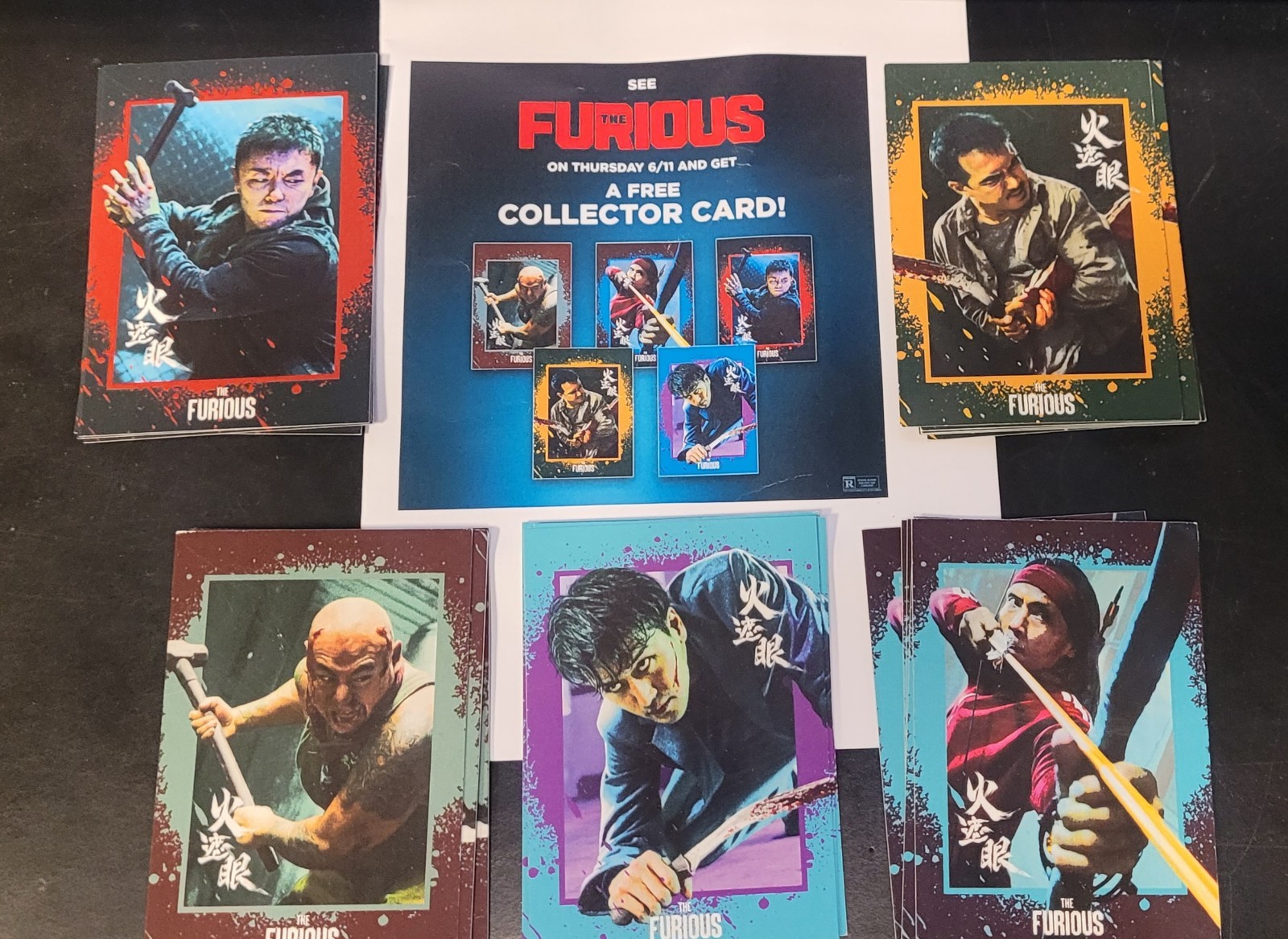 The Furious (2026) COMPLETE SET OF Collector’s Cards! +BONUS FOIL CARD!