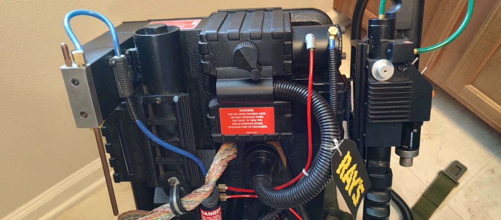 Ghostbusters Proton Pack & Trap w Matty Collector Wand & READ DESCRIPTION