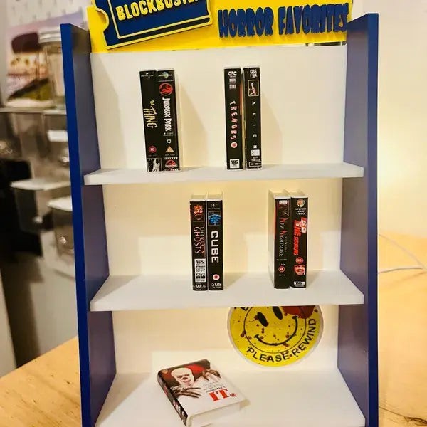 Miniature Horror VHS Collection – Mini Christmas Classics Retro VHS Movies