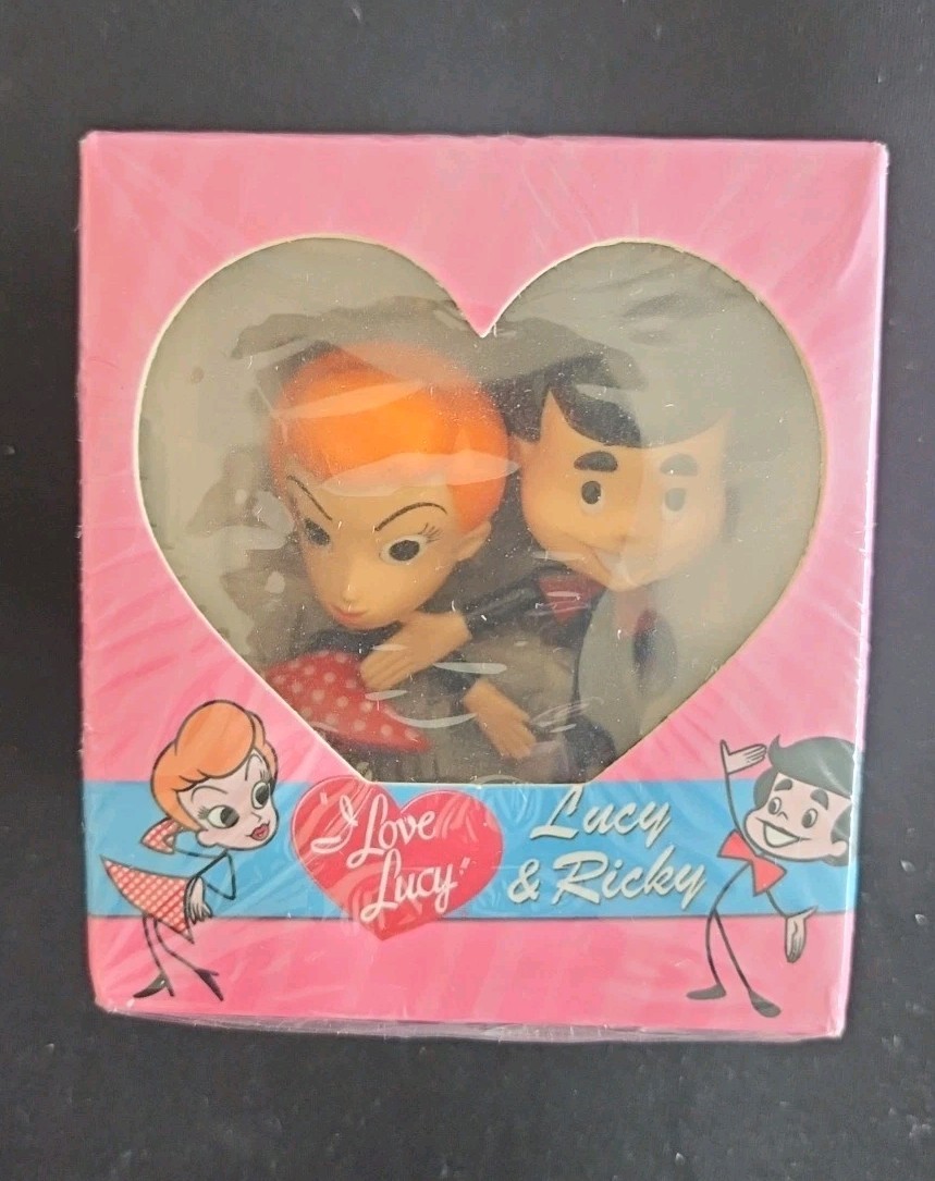 I Love Lucy Lucy & Ricky Stick Figurines and Paperback Book – Running Press NIP