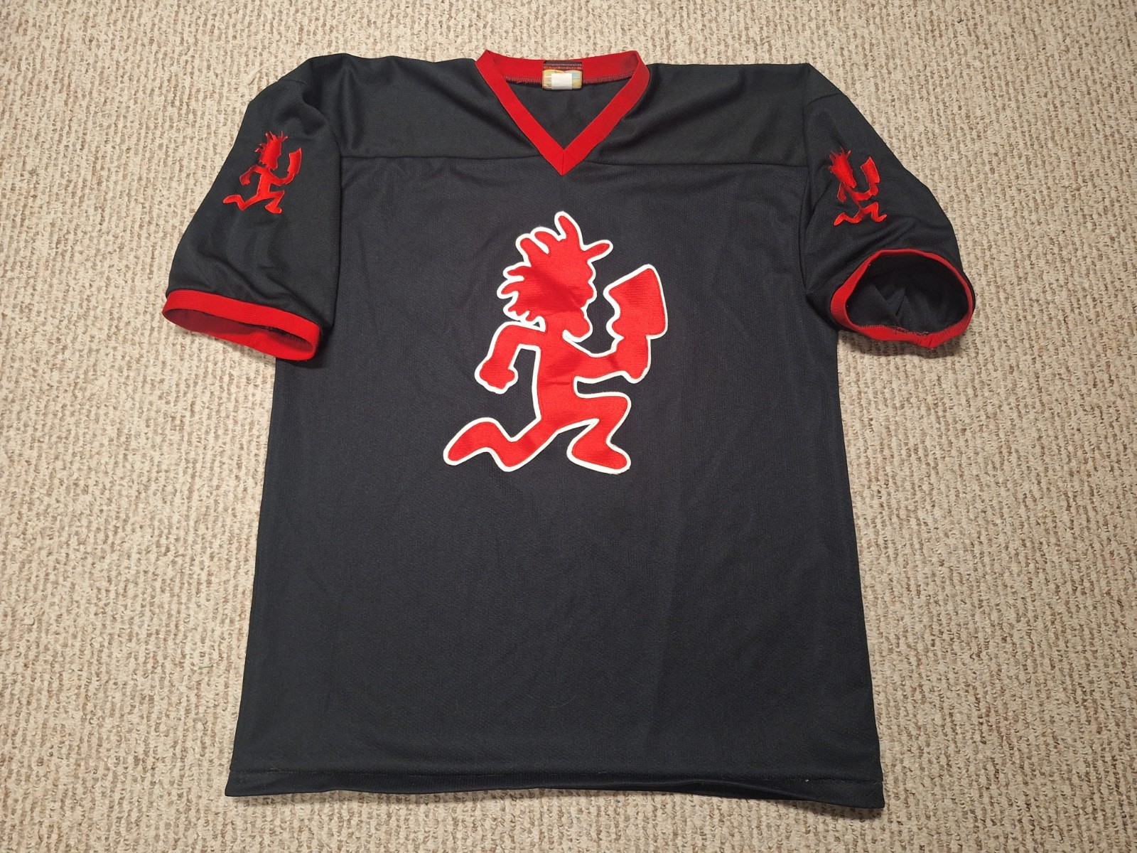 Vintage 90s 00s Psychopathic Records Band Tour Football Jersey 2XL