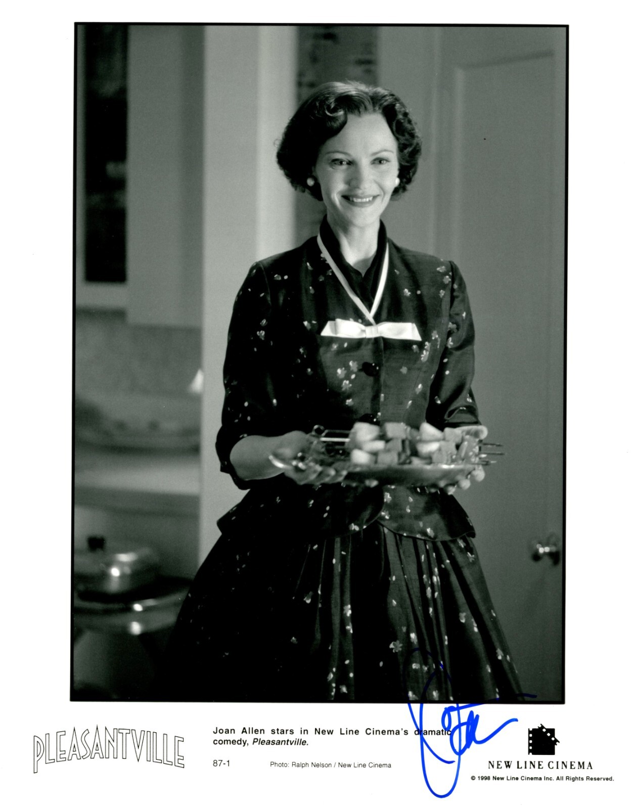 Joan Allen Signed Photo – Pleasantville