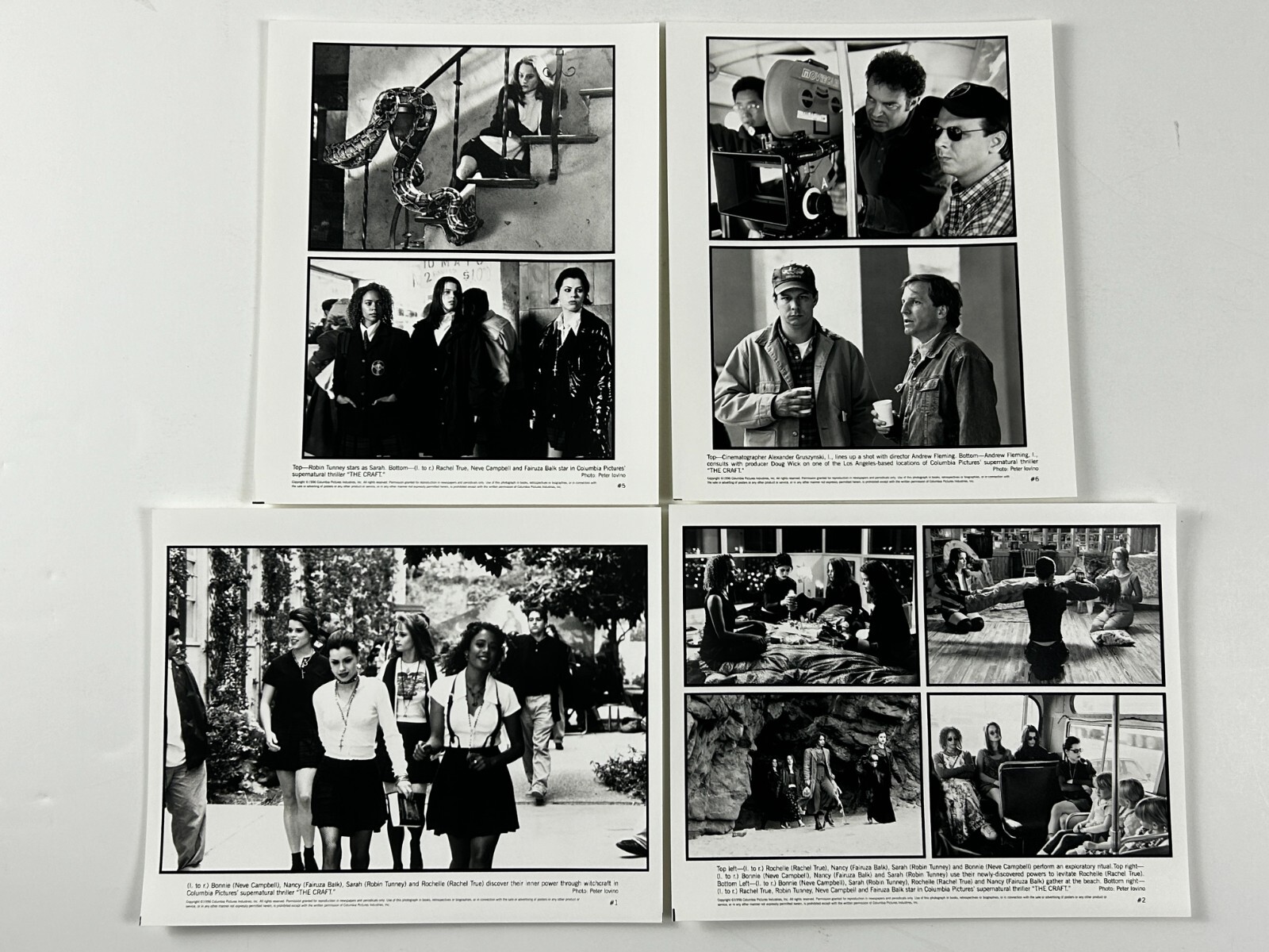 THE CRAFT Movie Press Photo Lot Witchcraft Fairuza Balk Tunney Campbell True