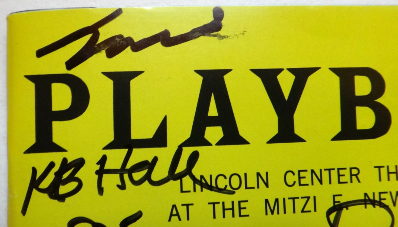 The Hard Problem Cast Signed Playbill 2018 Off Broadway Tom Stoppard