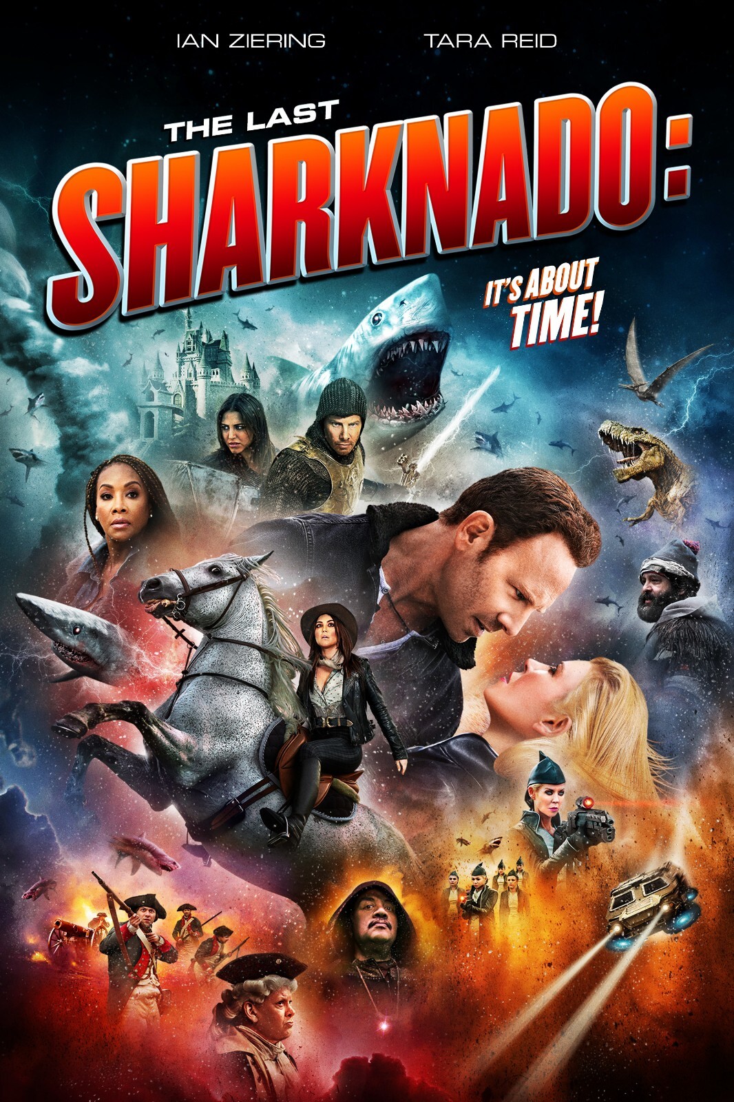 Free Same Day Shipping SHARKNADO 6 The Last Sharknado Borderless 11×17 Poster