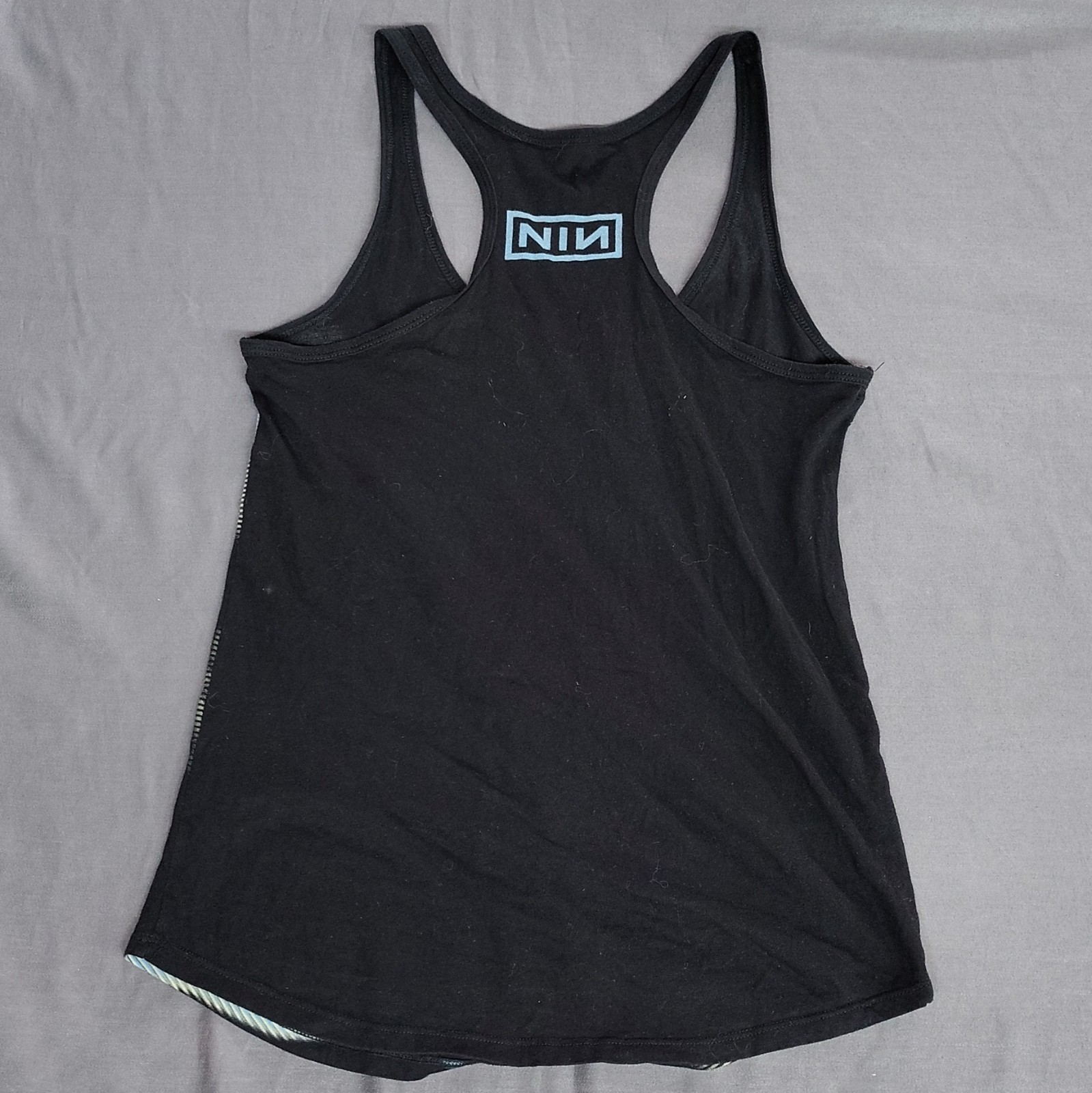 NIN Womens Singlet Size Medium Black Sleeveless Tank Nine Inch Nails Band