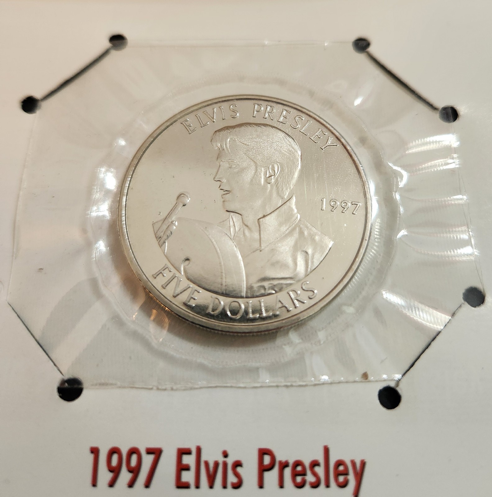 Lot of 3 1997 Elvis Presley $5 Commemorative Coin Marshall Islands Mint
