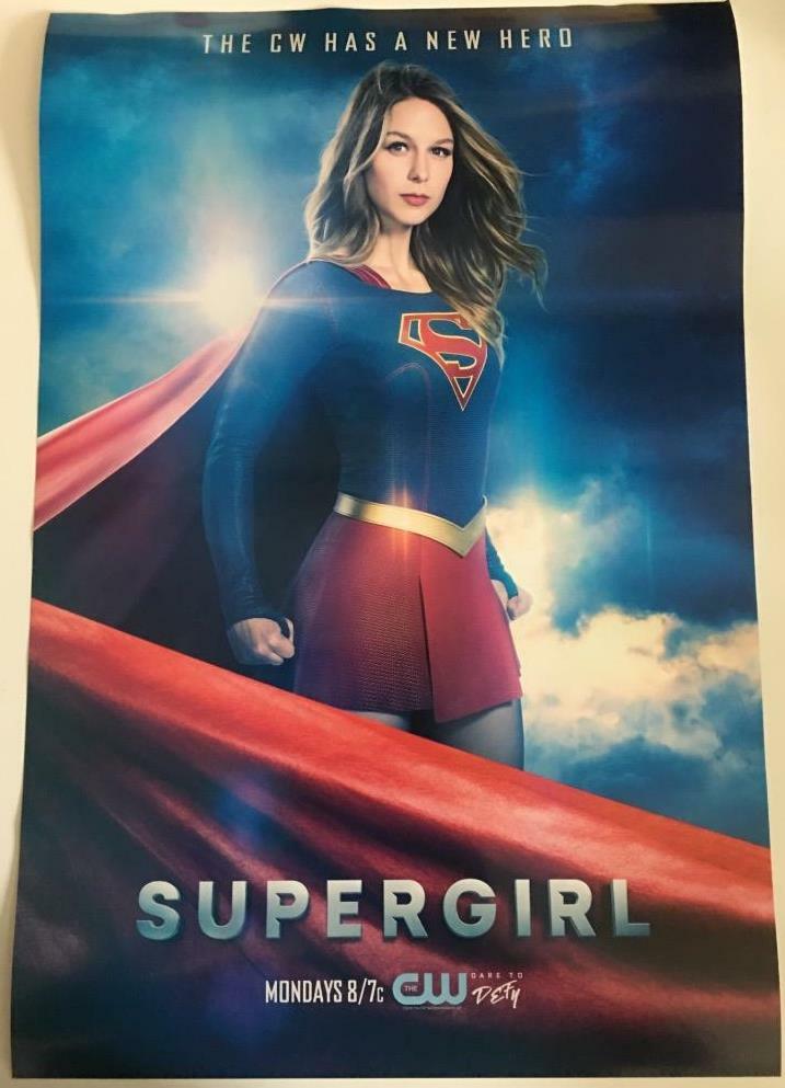 SUPERGIRL – 12″x18″ Original Promo TV Poster 2017 Melissa Benoist Rare CW MINT