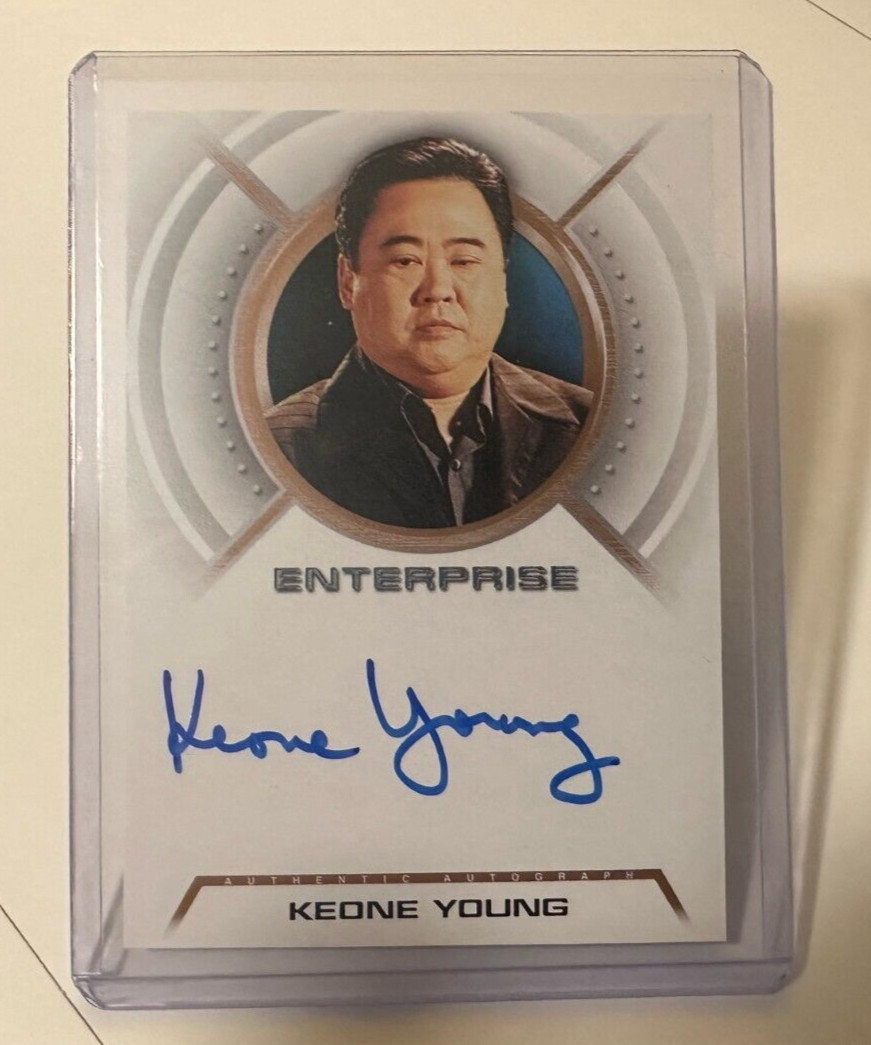 Keone Young 2003 Rittenhouse Paramount Star Trek Enterprise Autograph Card A19