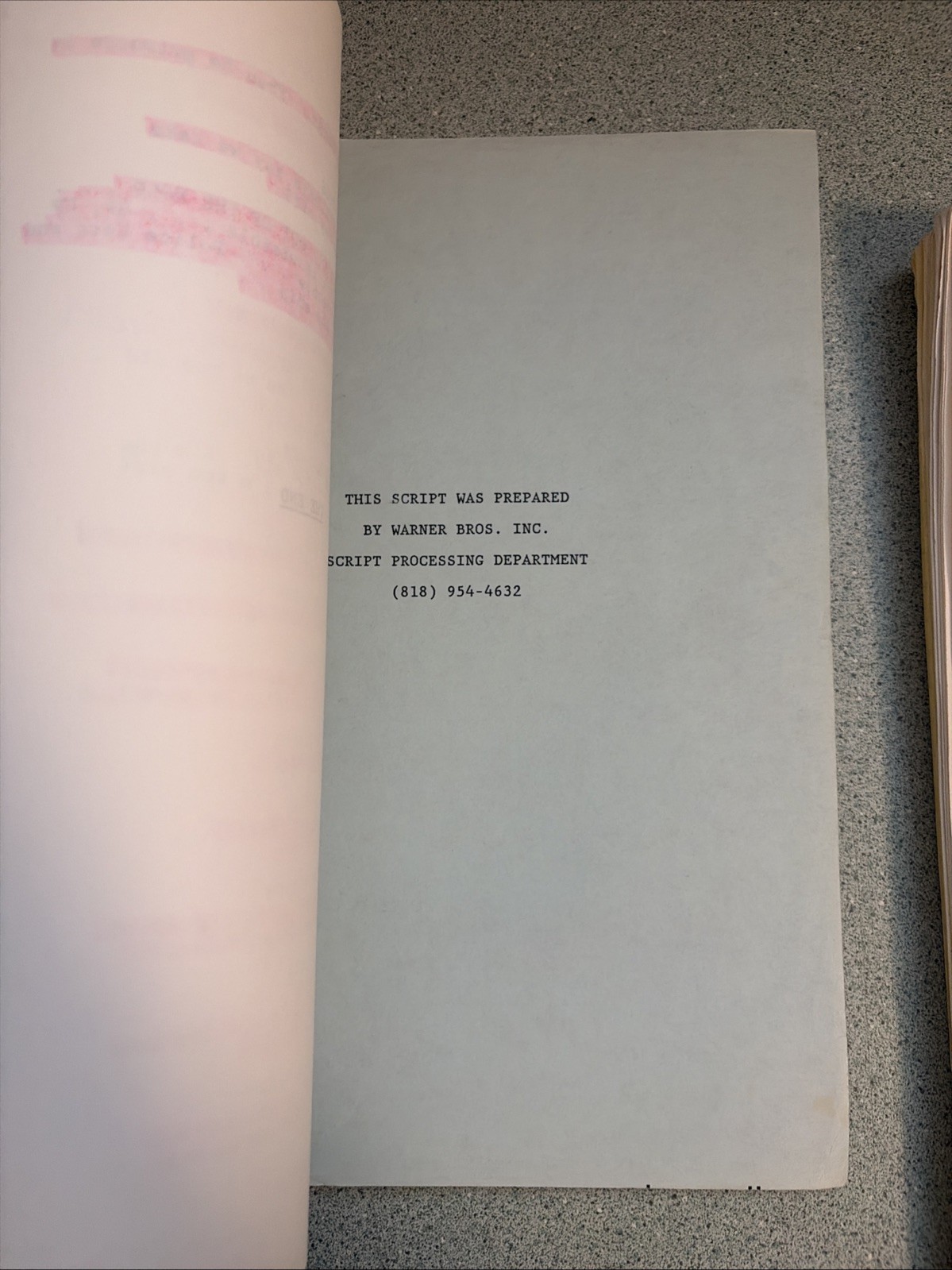 1989 LETHAL WEAPON 2 Movie Script + Production Notes Screenplay Shane Black