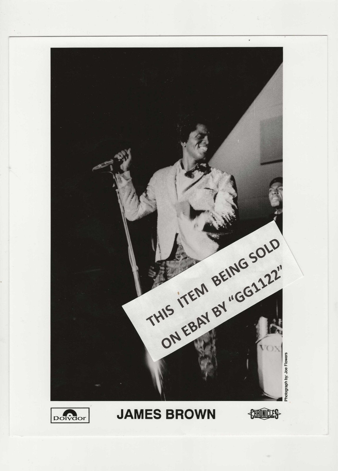 JAMES BROWN – 1967 publicity photo (Not a scan or copy)