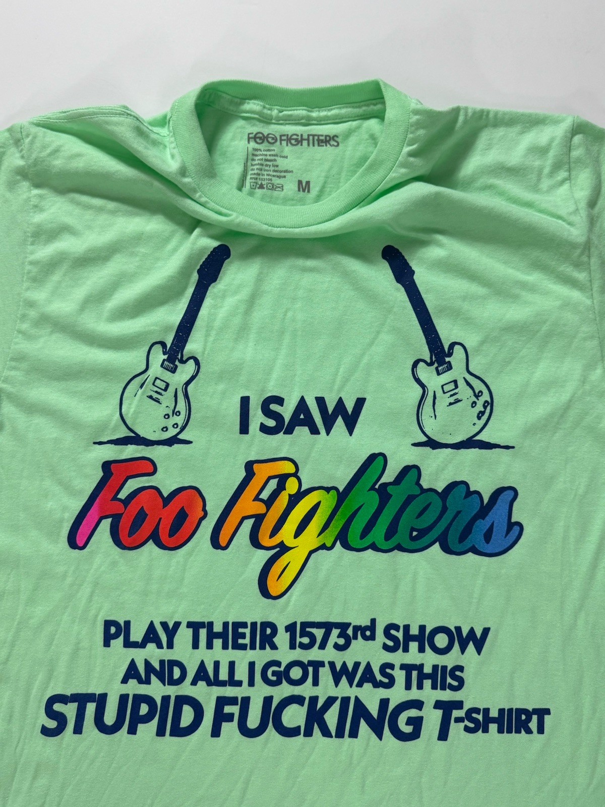 Foo Fighters Tee Shirt Toads Place New Haven CT 9/23/25 Official Size M Sold Out