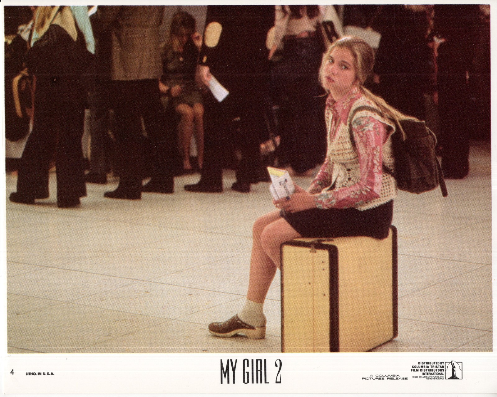 My Girl Anna Chlumsky original 8×10 Lobby Card X3908
