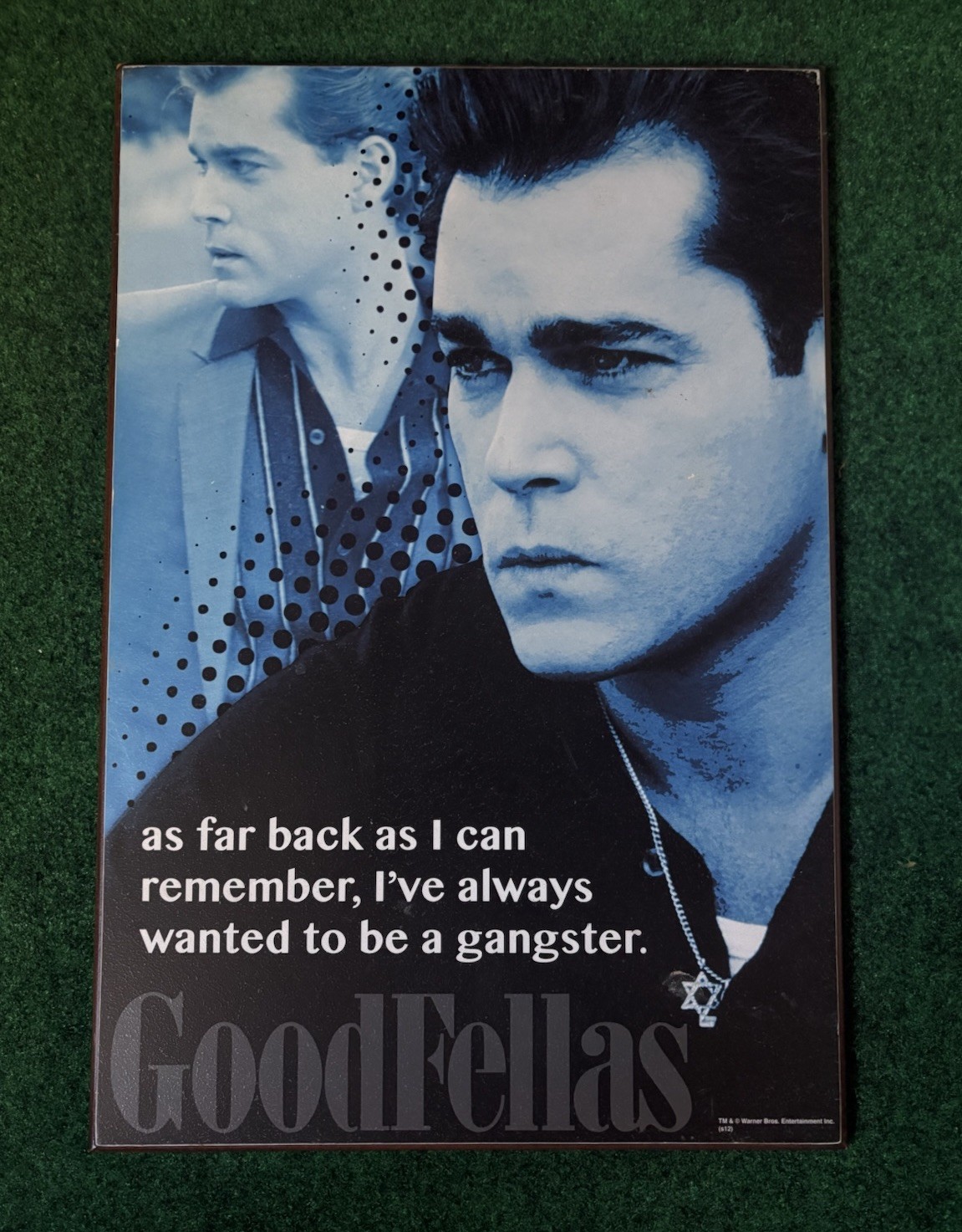 Goodfellas Wooden Movie Poster Plaque Ray Liota Henry Hill Gangster 12.5 X 19in”