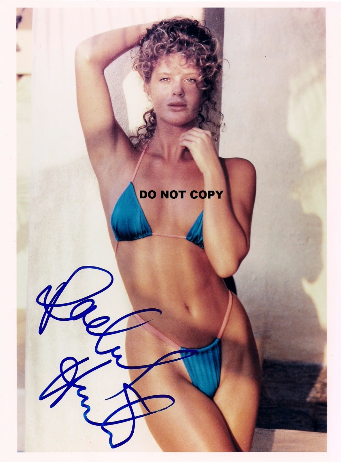 RACHEL HUNTER 8X10 AUTHENTIC IN PERSON SIGNED AUTOGRAPH REPRINT PHOTO RP