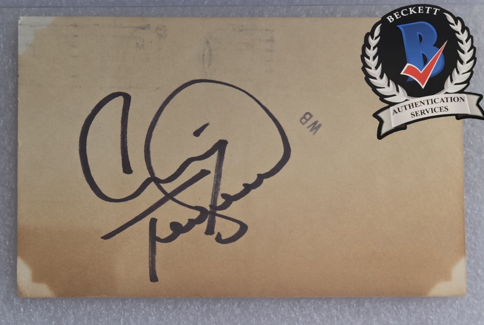 CONWAY TWITTY SIGNED POSTCARD BECKETT BAS COA COUNTY MUSIC SINGER AUTOGRAPHED