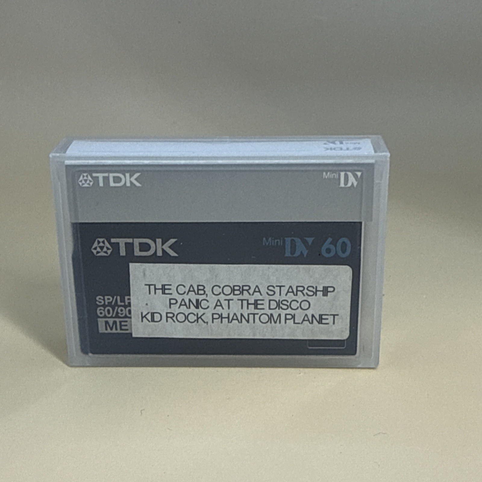 Panic at the Disco “Green Gentleman” Promo Mini DV Digital Music Video Cassette