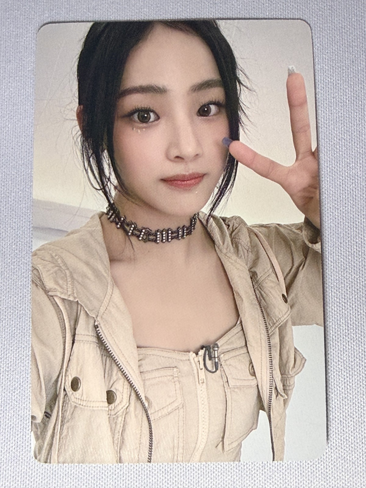 NewJeans Photocard Minji Jacket Schoolgirl – 1st EP Bluebook Ver NJZ Kpop Cute