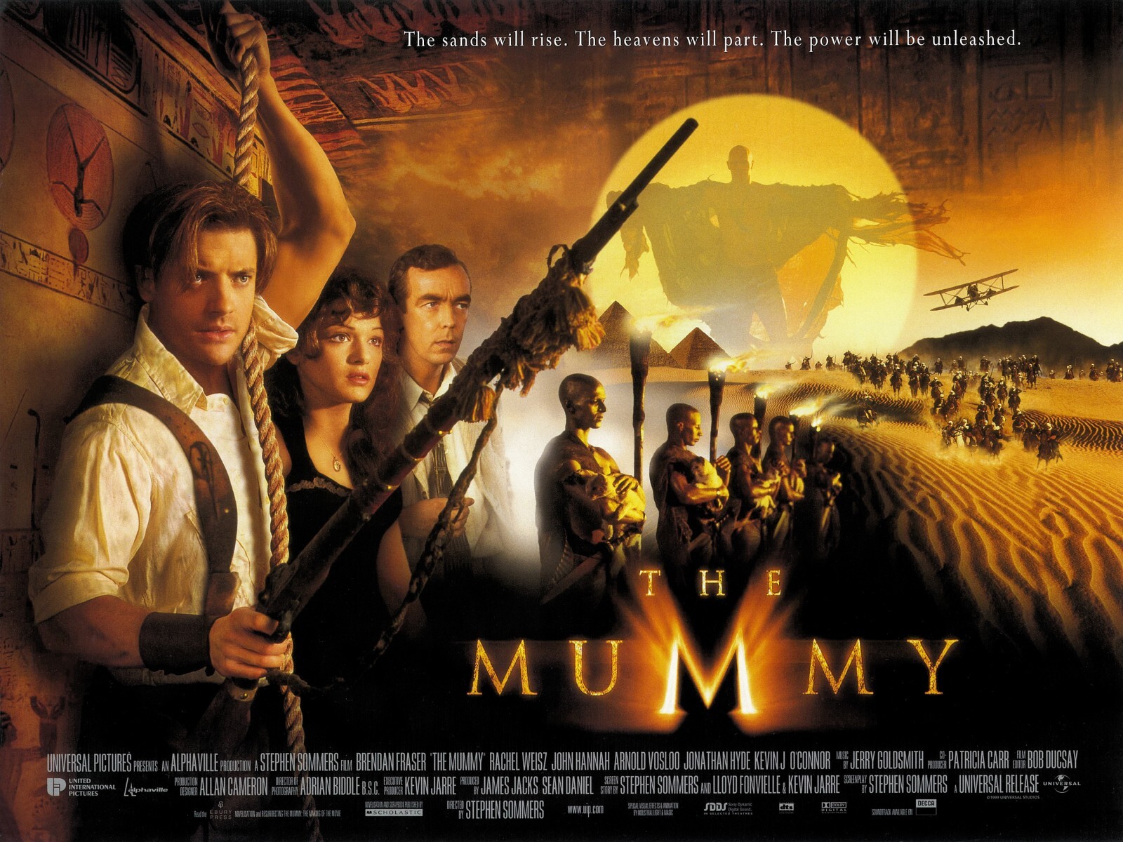 The Mummy movie poster – 12 x 16 inches – Brendan Fraser, Rachel Weisz