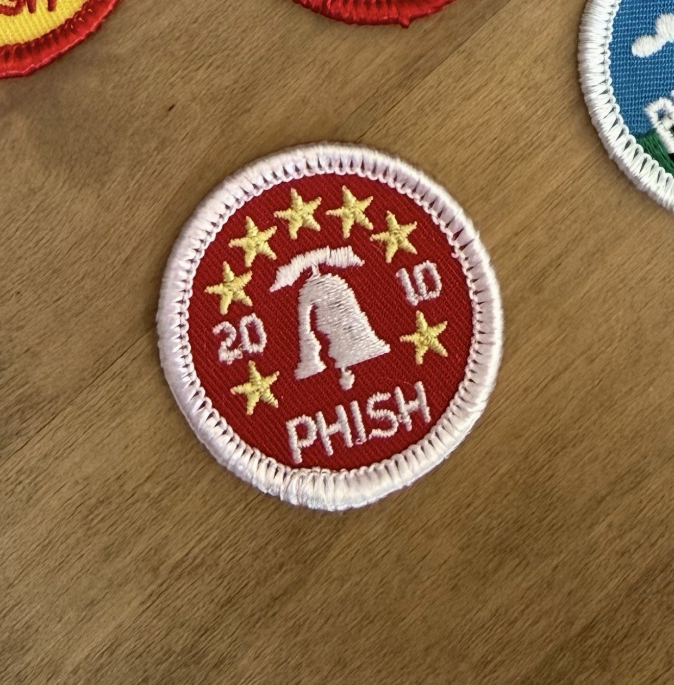 Phish Merit Badge Patch 2010 Camden New Jersey Limited Official