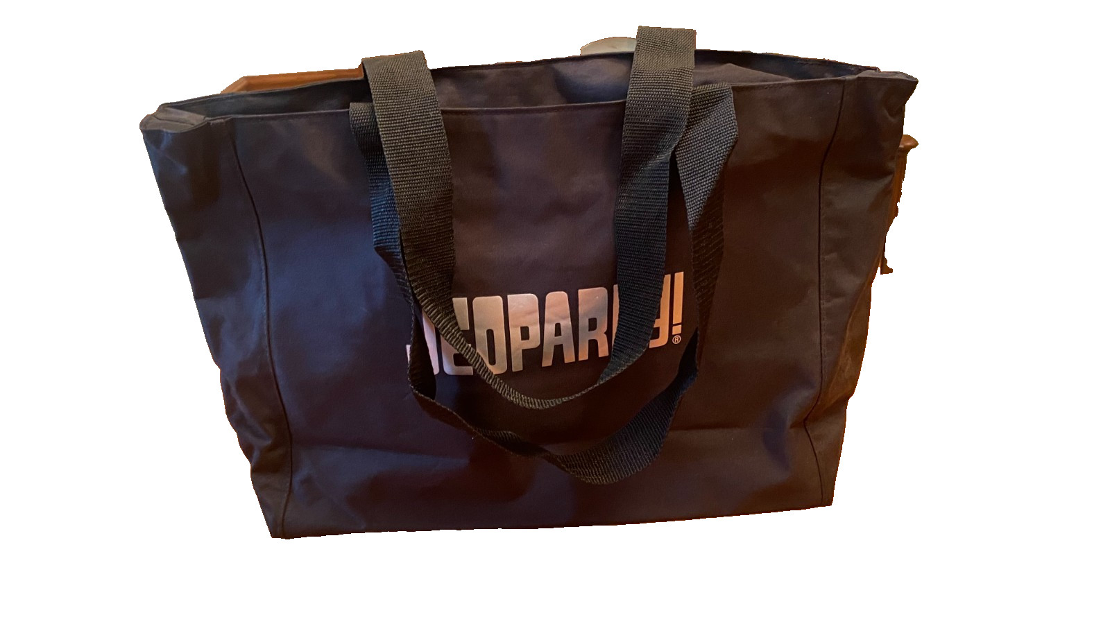NEW! Jeopardy! High Quality Canvas Black Tote Bag