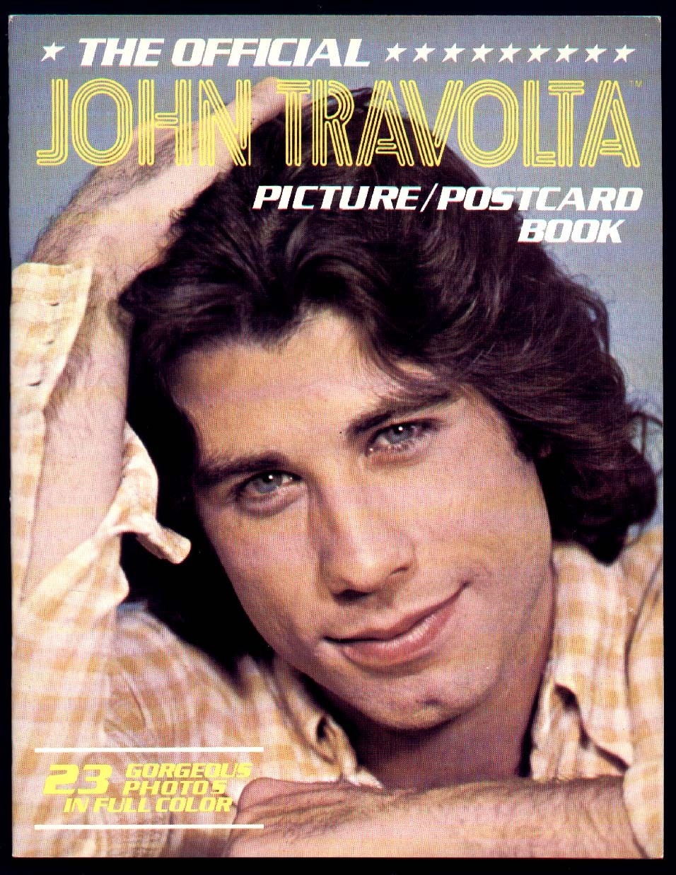 John Travolta 23 pics Postcard Book Vtg Unused 1978 Grease Saturday Night Fever