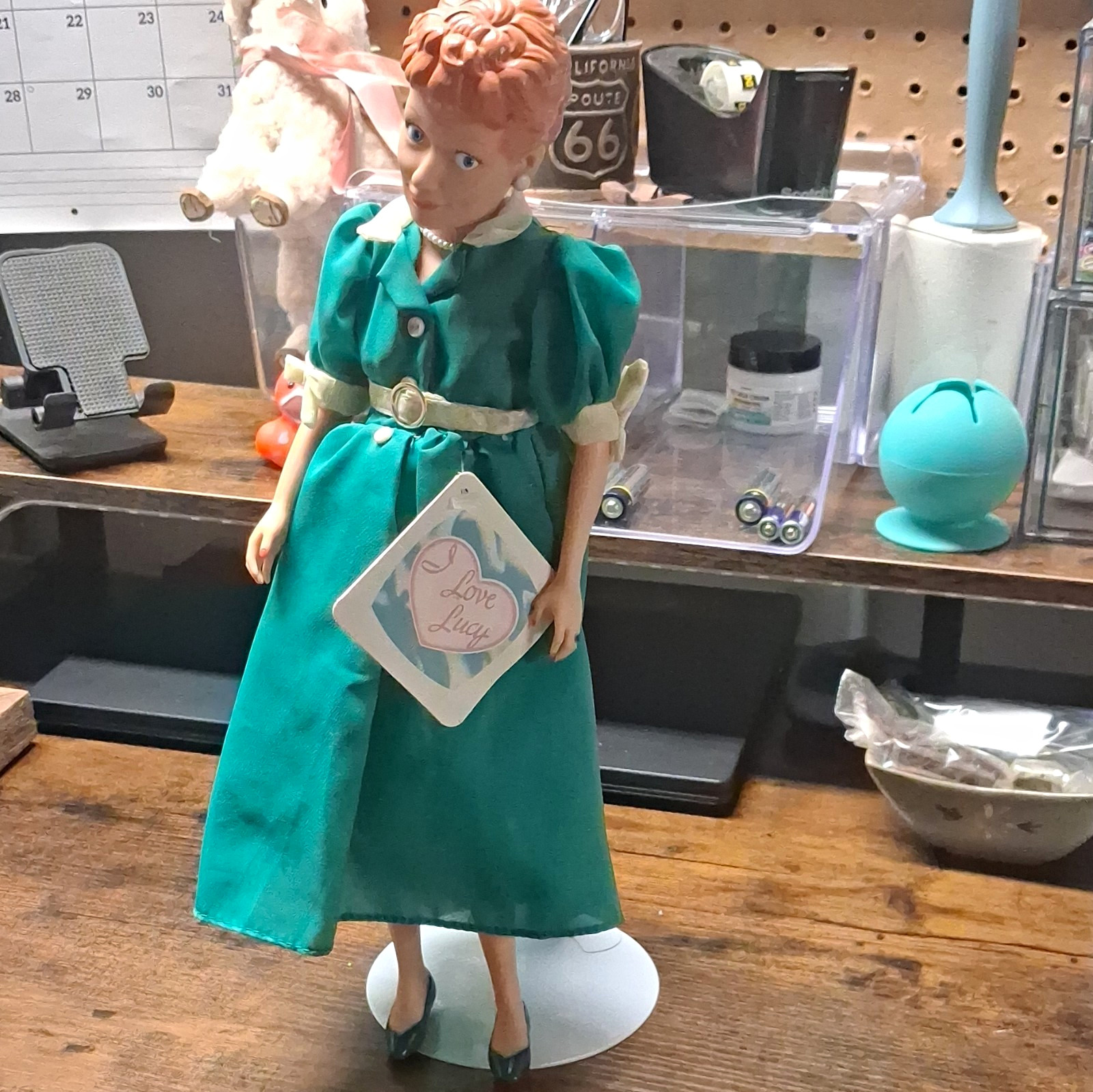 I Love Lucy Hamilton Gifts TV Doll Figure w/ Tags Green Dress ©1988 CBS Inc