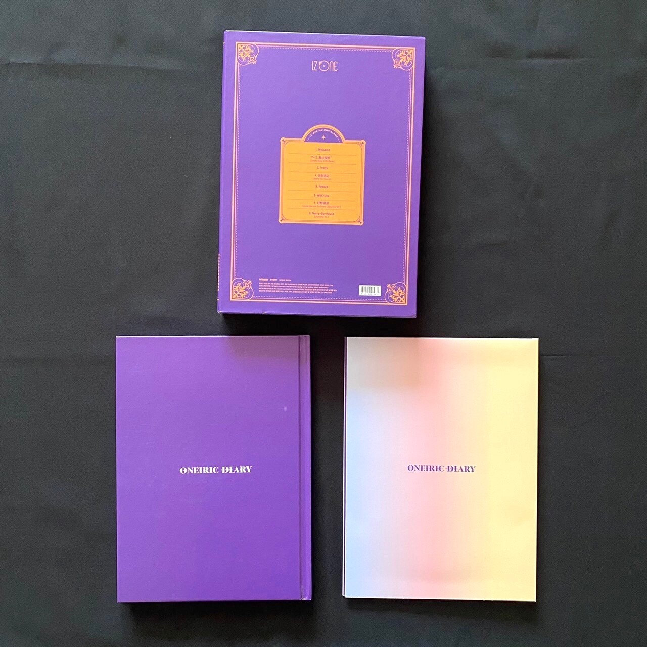 iz*one 3rd Mini Album oneiric diary Yuri set Oneiric ver. + 3 photo cards IZONE