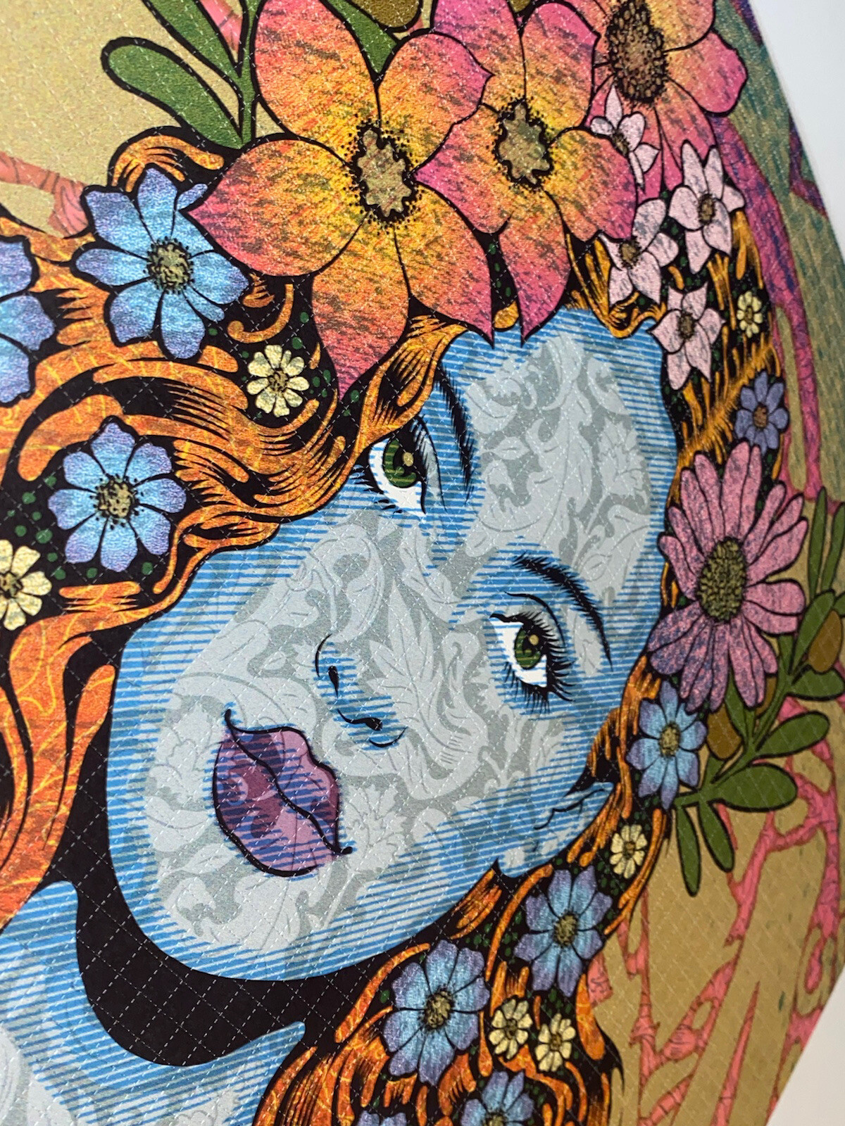 Chuck Sperry Sappho Large Blotter Print Silkscreen Poster 22 S/N X/400 Sold Out!