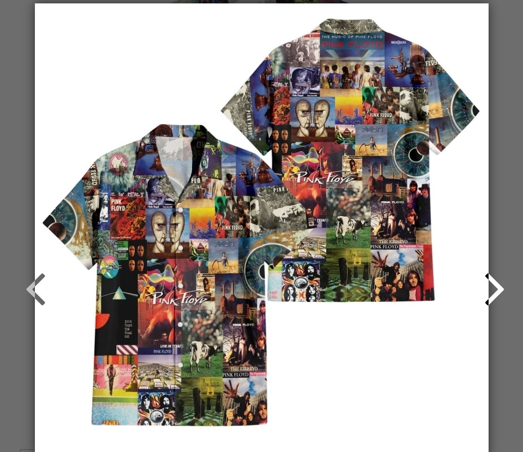 Pink Floyd Button Down Dress Shirt