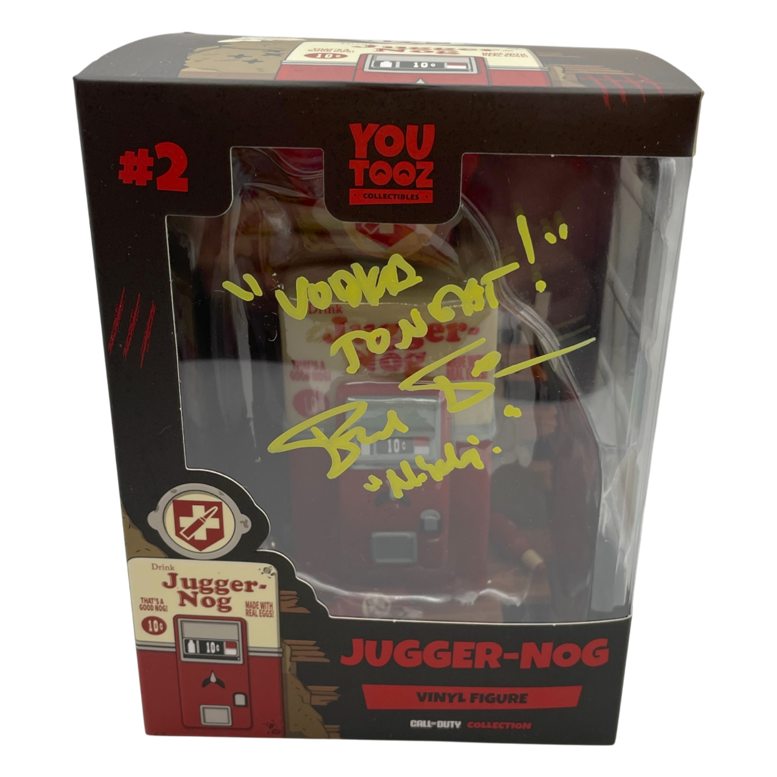 FRED TATASCIORE Signed JUGGER-NOG YOUTOOZ Autograph CALL OF DUTY ZOMBIES JSA COA