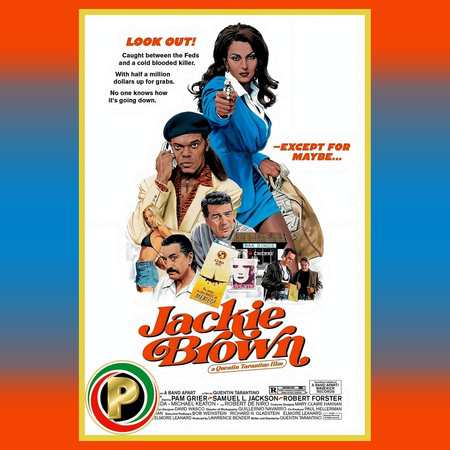 Jackie Brown – 1997 | Box Office Hit | 24 In x 36 In HQ 4K Physical Poster