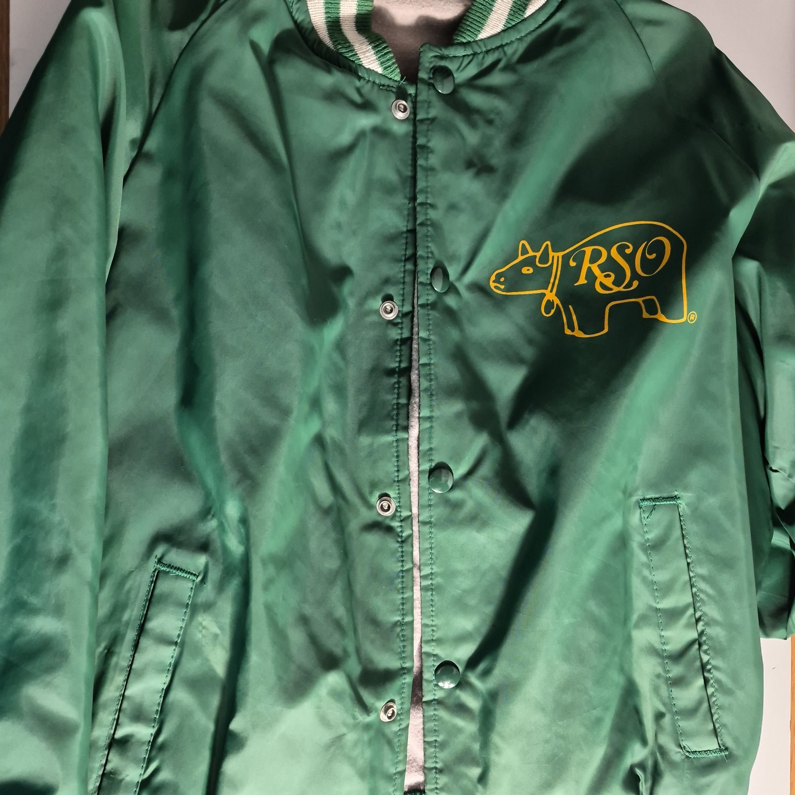 Eric Clapton Bomber Tour Jacket Promotion RSO Records late 1970’s Pre Owned Sm