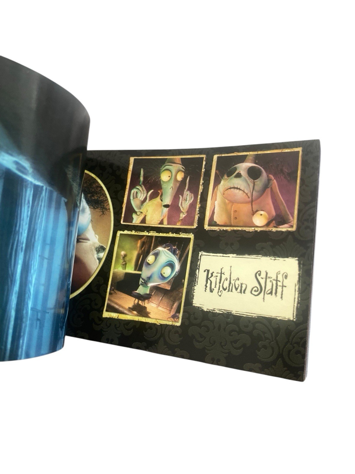 Vtg Flip Book Tim Burton Corpse Bride 2005 Movie Promo Gothic Halloween WB