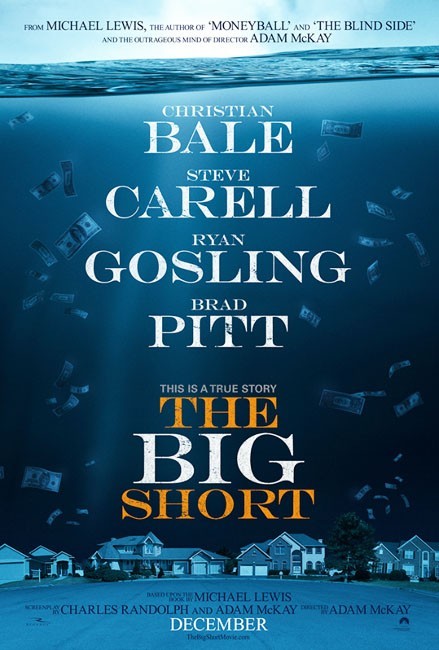 THE BIG SHORT great original 27×40 D/S rolled movie poster (2015)