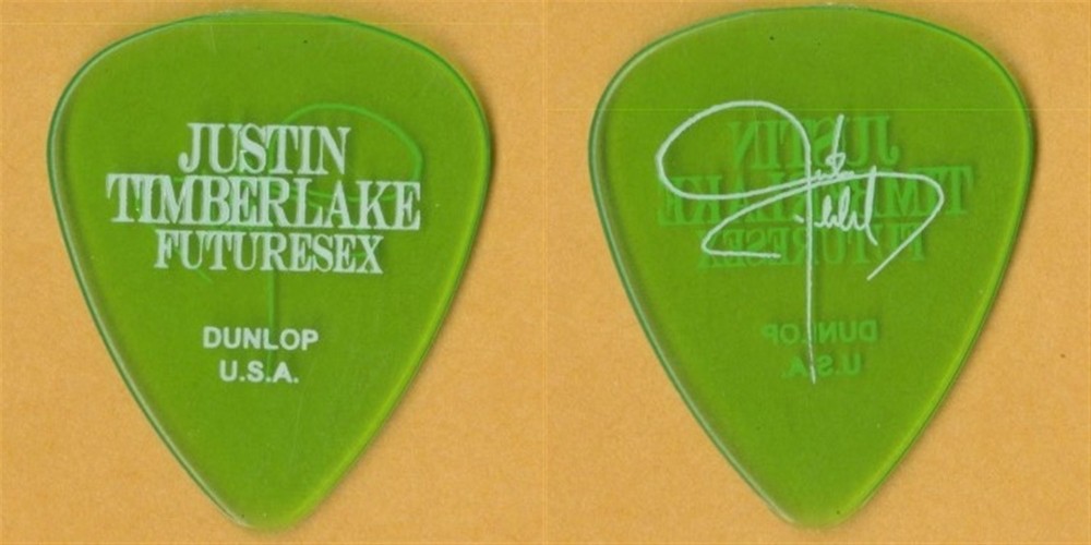 Justin Timberlake 2007 FutureSex/LoveSounds concert tour (NSync) Guitar Pick