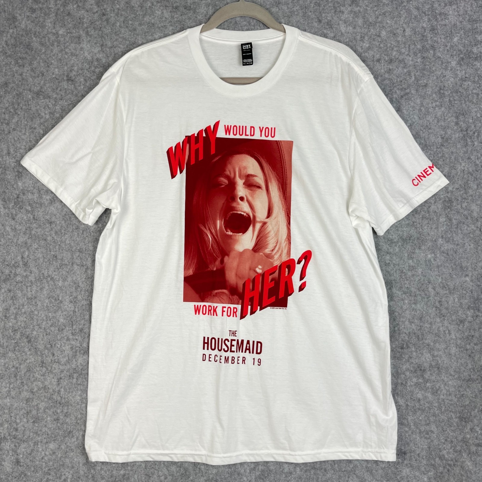 The Housemaid Cinemark Exclusive Amanda Seyfried Movie Promo T Shirt XL NEW